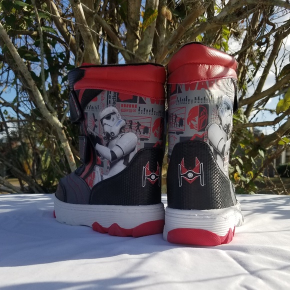 NWT Disney Star Wars  Rebels Toddler Boys Boots Small 5/6 - Picture 2 of 3
